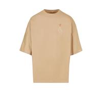 Merchcode Herren Mp0007485-k Heart Huge Tee T-Shirt, Unionbeige, XS EU