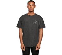 Merchcode Herren Mp0007524-cherry Acid Washed Oversize Tee T-Shirt, Schwarz, L EU