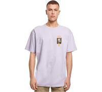 Merchcode Herren T-Shirt, 100% Baumwolle, Lilac, 4XL