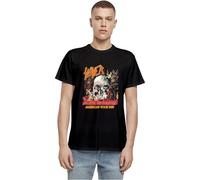 MERCHCODE Herren T-Shirt 100% Baumwolle Schwarz M