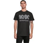 Mc Clothes Acdc Back In Black Kurzarm-t-shirt 3XL Black