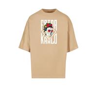 Merchcode Herren Tops Frida Kahlo - Lettering Huge Tee, Oversized Fit, Cotton 100%, XL