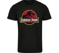 Merchcode Jurassic Park Logo Tee Black-2XL