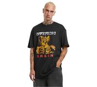 Merchcode Men's MC1028-Offspring Smash Oversize Tee T-Shirt, Black, M