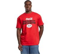Merchcode Coca Cola Refreshed Oversize Tee MC1054 Cityred-XL