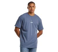 Merchcode Men's MP0006978-Think Different Heavy Oversized Tee T-Shirt, vintageblue, L