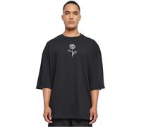 Mc Clothes Spring Rosespring Rose Huge 3/4-arm T-shirt M Black