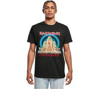 Merchcode Men's MP5011922-Powerslave-World Slavery Tour Egpyt T-Shirt, Black, L