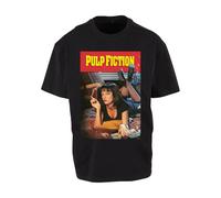 Merchcode Pulp Fiction Clean Oversize T-Shirts Schwarz