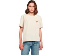 Merchcode T-Shirt Ladies Serenity Tee, 100% Baumwolle, bedruckt, Oversize, Rundhals, Sandweiß, Gr. XS