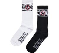 Merchcode Socken Ramones Skull Socks 2-Pack Black/White
