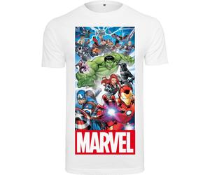 Merchcode T-Shirt Avengers Allstars Team Tee White-S