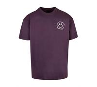 Mc Clothes Halloween Haunted And Happy Kurzarm-t-shirt M Purple Night