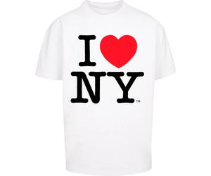 Merchcode T-Shirt I Love NY Oversize Tee MC933 White-2XL