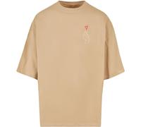 Mc Clothes K Heart Huge Kurzarm-t-shirt 3XL Union Beige