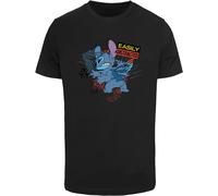 Merchcode T-Shirt Lilo & Stitch Easily Distracted Tee MC1243 Black-XS