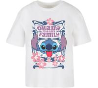 Merchcode T-Shirt Lilo & Stitch Ohana Means Family Tee MC1240 White-S