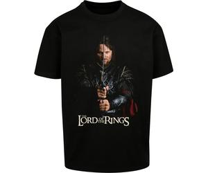 Merchcode T-Shirt Lord Of The Rings Aragorn Heavy Oversize Tee MC1153 Black-XL
