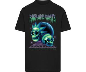 Merchcode T-Shirt Rick & Morty Skull Tee MC1076 Black-S