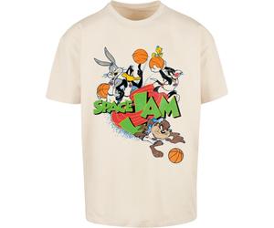 Merchcode T-Shirt Space Jam Team Oversize Tee MC960 Sand-XL