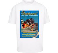 Merchcode T-Shirt The Skateboard Magazine Cover No 8 Oversize Tee MC1033 White-2XL