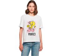 Merchcode T-Shirt Tweety Perfect Tee MC1256 White-M