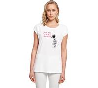 MERCHCODE Women's MP0000432-Ladies Dream Big T-Shirt, White, S