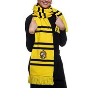 Merchoid Harry Potter Hufflepuff Hausschal - Offizieller Warner Bros Hogwarts Hausschal Ultra Soft, gelb, One size