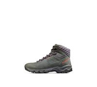 Mammut Mercury IV Mid LTH Men | Wanderschuhe für Herren, Trekkingschuhe mit Vibram Sohle, Outdoor Schuhe, Leichte Bergschuhe, Freizeitschuhe für Hiking und Trekking | Black-Hot Red, 11