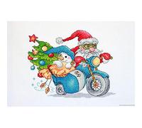 Merejka K-121 Kreuzstich-Set, Baumwolle, mehrfarbig, 20 x 15 cm