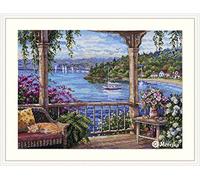 Merejka K-184 Kreuzstich Set, Mehrfarbig, 37,5x28 cm