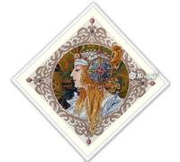 Merejka Kreuzstich-Set, Baumwolle, mehrfarbig, 34,5 x 34,5 cm