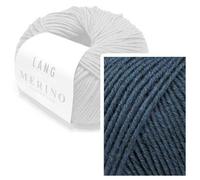LANGYARNS - MERINO 120 - Farbe - PETROL MÉLANGE