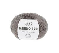 Lang Yarns Garn Merino 120 Superwash Dunkelbeige Mélange 0326