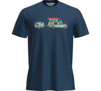 Icebreaker Herren T-Shirt 150 Tech Lite Transportage Merino Kurzarm Blau XXL