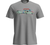 Icebreaker Wander-/Freizeit Tshirt Merino 150 Tech Lite Transportage (100% Merinowolle) grau Herren, Größe M