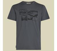 Merino 150 Tech Lite SS Tee Journey Men XL grau - obsidian
