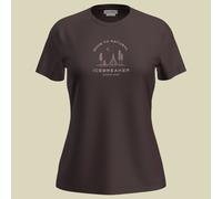 Merino 150 Tech Lite SS Tee Peaceful Pas Women M braun - bittersweet