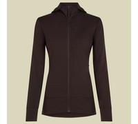 Icebreaker - Women's Merino 260 Quantum IV L/S Zip Hoodie - Merinohoodie, Gr. S, schwarz/braun (Bittersweet)