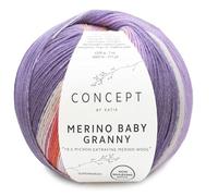 Katia Merino Baby Granny Wolle, Malve, Cod.500