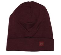 Buff Mütze Merino Heavyweight – geruchsneutralisierend, Trekking – Solid Garnet, Größe One Size