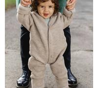 Merino Kapuzenoverall mit Arm- und Beinumschlägen 50/56