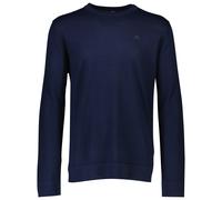 Strickpullover LINDBERGH "Lindbergh Strickpullover", Herren, Gr. S, blau (navy), Obermaterial: 50% Polyacryl, 50% Schurwolle, Rundhals, Pullover Strickpullover (81030334-S) navy