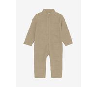 Merino Overall mit Reißverschluss beige Savannah Tan CeLaVi Größe: 50/56