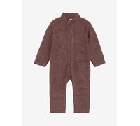 Merino Overall mit Reißverschluss braun Marron CeLaVi Größe: 62/68