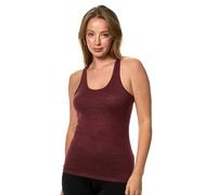 Merino.tech 100% Merino Unterhemd Damen - Merino Unterwäsche Damen Wandern | Thermo Sport Top Trägertop, Tanktop, Racerback, Highneck, Basic, Geruchshemmend, Schnelltrocknend, für Outdoor, Reisen