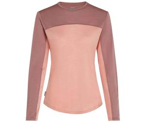 Merinomix 125 Cool-Lite Sphere Langarmshirt Colour Block Damen rosa-XL