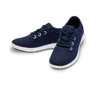 Merinos Sneaker Lace Up Merinowolle dunkelblau/weiss Damen, Größe Euro (US) 36 (6)
