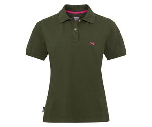 Merkel Gear Damen Poloshirt Organic Oliv (Größe: L) 40 grün