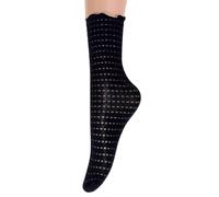 Merlvida Rüschen Socken Damen aus Baumwolle mit Spitze Knöchelsocken Kleidsocken Prinzessin Trachtensocken für Dirndl Alltag und Party